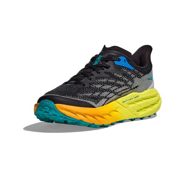 Mens HOKA Speedgoat Black Evening Primrose - Main Image