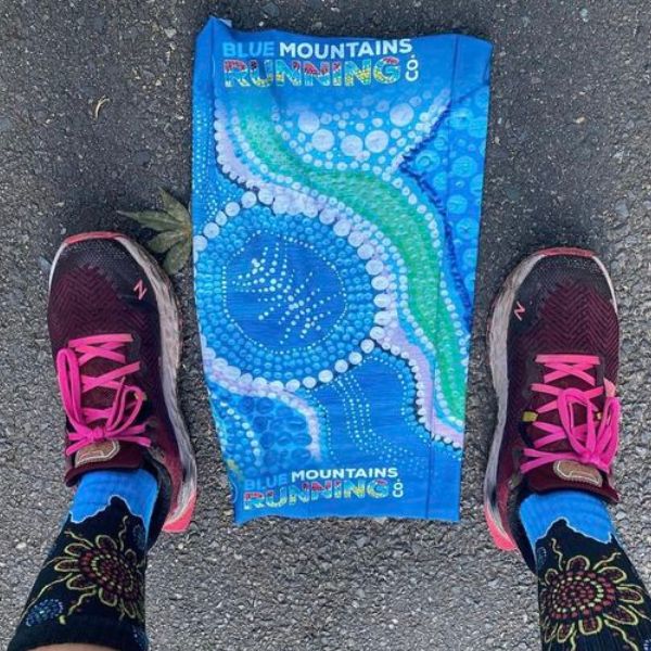 Unisex Blue Mountains Running Co Indigenous Dreamtime Bandana