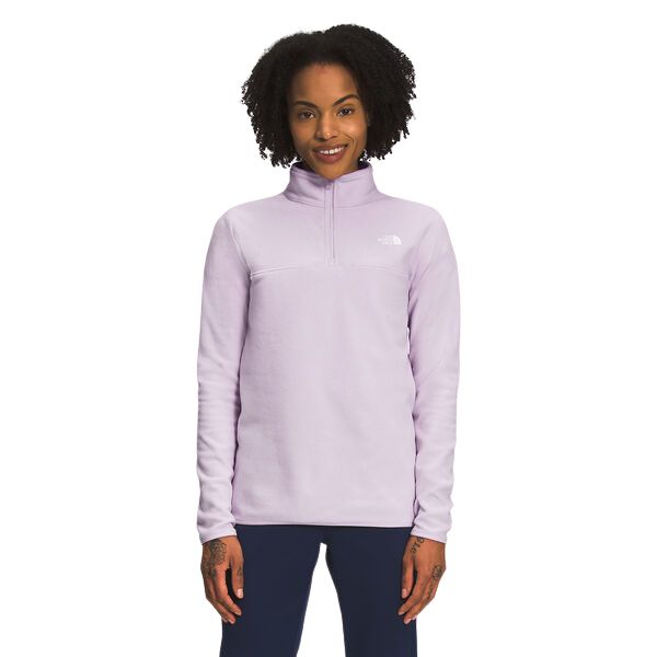 The North Face Womens TKA 100 Glacier 1/4 Zip- Lightweight — Blue Mountains  Running Company