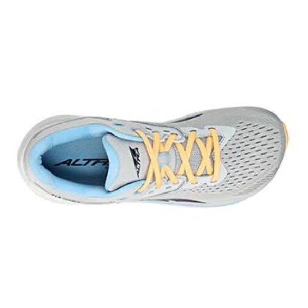 Altra Via Olympus Womens Shoe- Light Grey- Blue Mountains Running Co