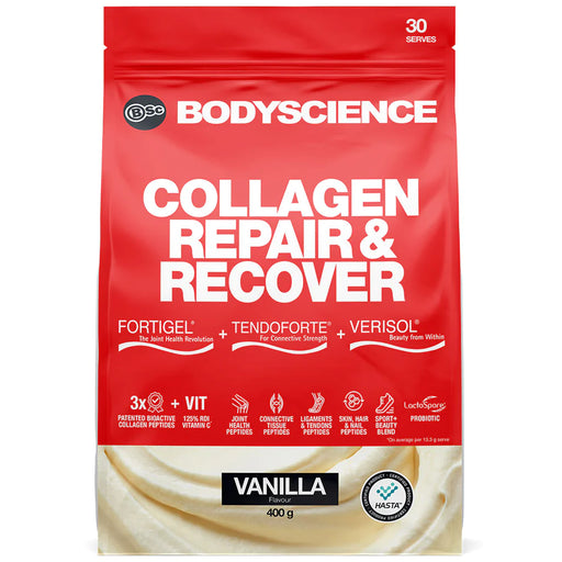Body Science Collagen Repair and Recover 400g- Vanilla