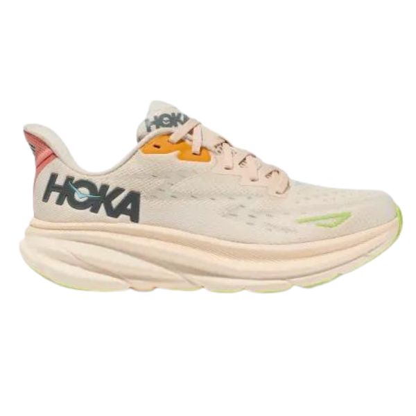 Hoka Clifton 9 Womens Shoe - Wide Vanilla/Astral