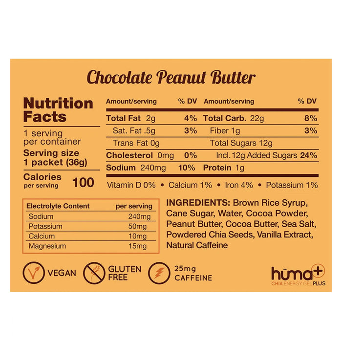 Huma Chia Energy Gel Plus