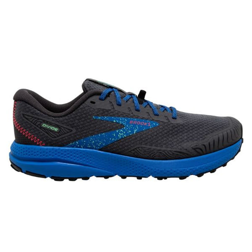 Mens- Brooks- Divide- 4-Ebony-Black-Victoria-Blue-Blue-Mountains-Running-Co