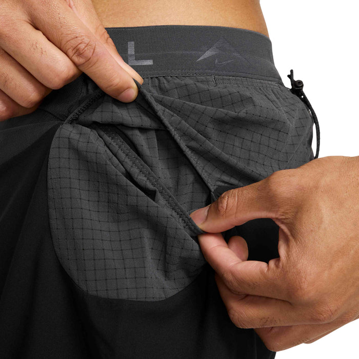 Mens Nike Trail Dri-FIT ADV Second Sunrise 5-Inch Brief-Lined Running Shorts