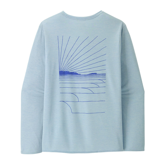 Mens Patagonia Long-Sleeved Capilene Cool Daily Graphic Shirt