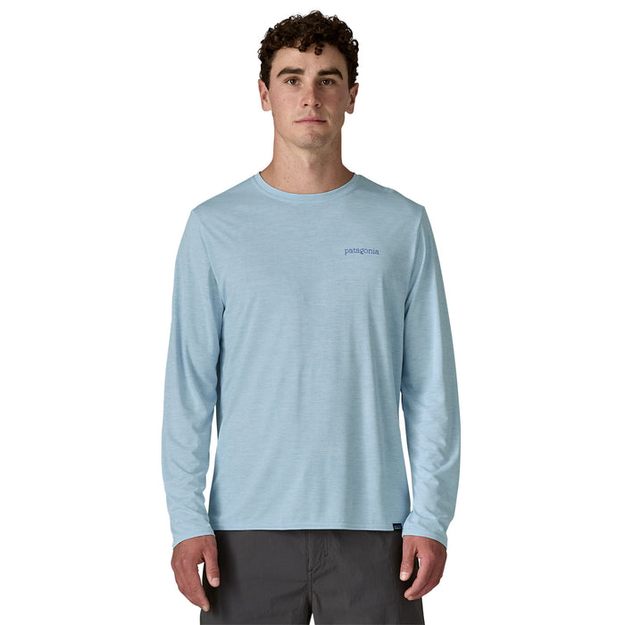 Mens Patagonia Long-Sleeved Capilene Cool Daily Graphic Shirt