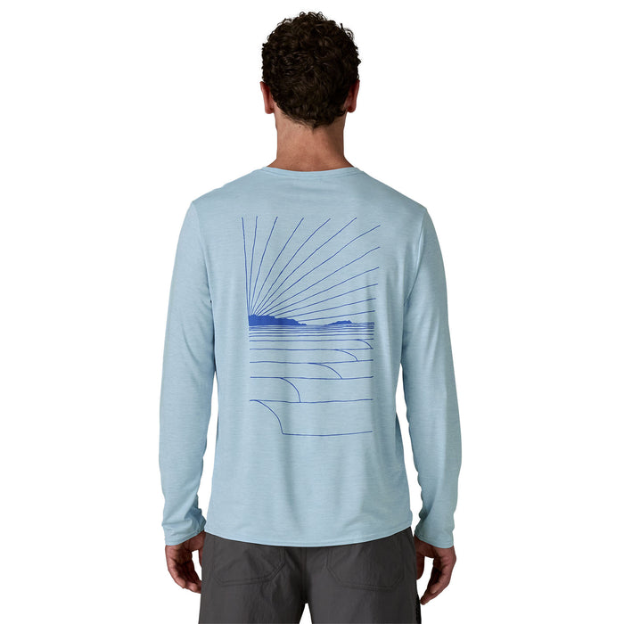 Mens Patagonia Long-Sleeved Capilene Cool Daily Graphic Shirt