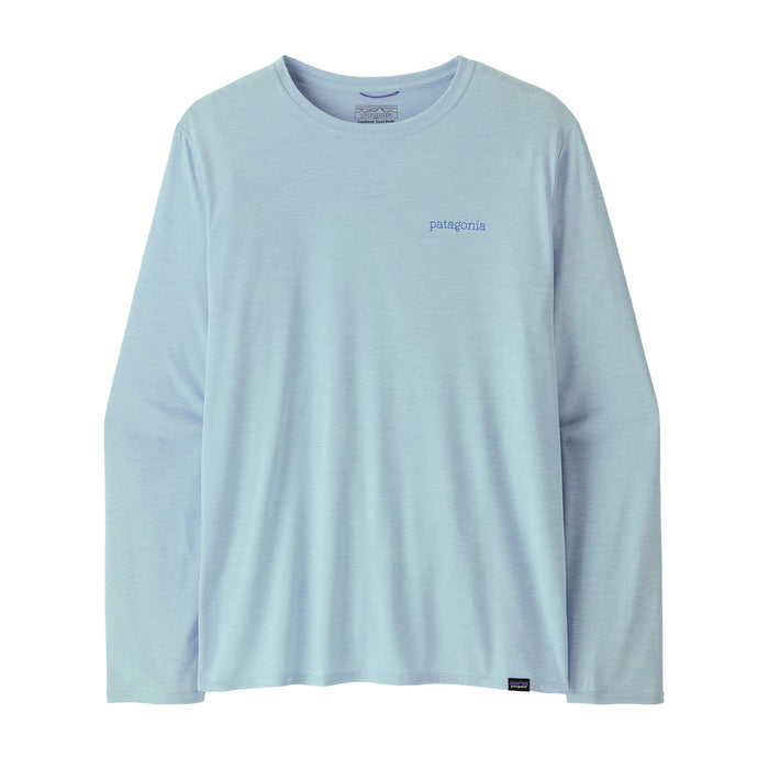 Mens Patagonia Long-Sleeved Capilene Cool Daily Graphic Shirt