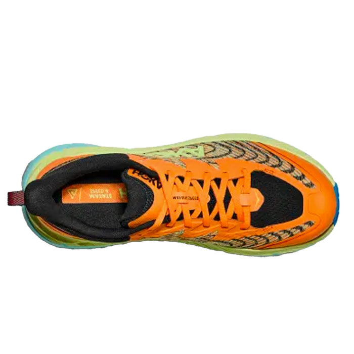 Mens Hoka Mafate Speed 4-Solar Flare / Lettuce- Blue Mountains Running Co