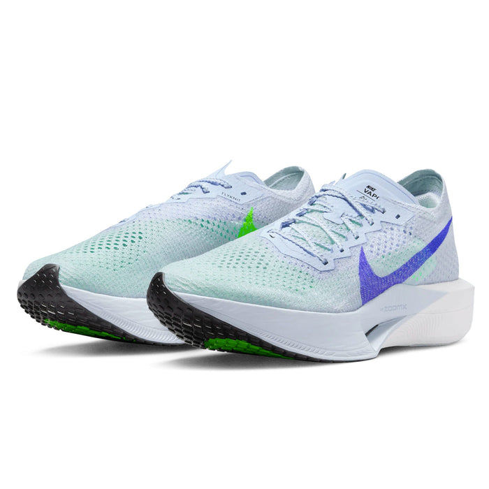 Mens Nike ZoomX Vaporfly Next% 3-Football Grey / Racer Blu