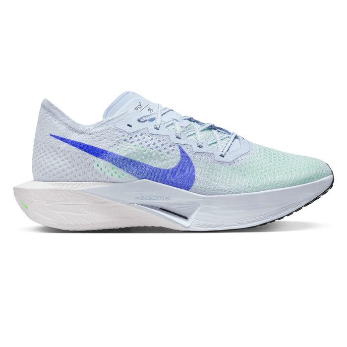 Mens Nike ZoomX Vaporfly Next% 3-Football Grey / Racer Blue