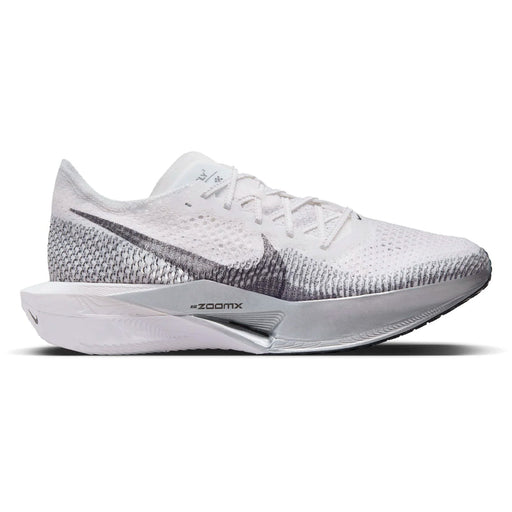 Mens Nike ZoomX Vaporfly Next% 3-White / DK Smoke Grey