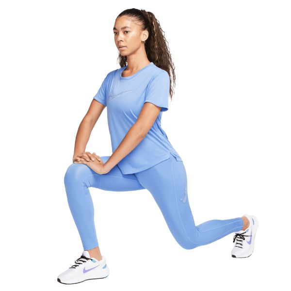 Nike Dri Fit Swoosh Womens Tee-Apparel-Blue Mountains Running Company