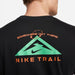 Nike Dri Fit Tee Trail Print Mens-Black