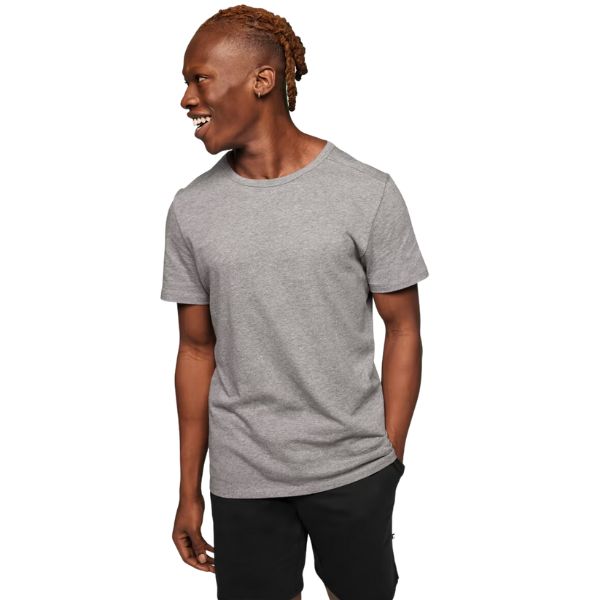 On-T Mens Tee-Grey-Blue Mountains Running Co