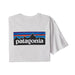 Mens Patagonia P-6 Logo Responsibili- Tee, White