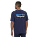 Mens Patagonia P-6 Logo Responsibili- Tee, Classic Navy