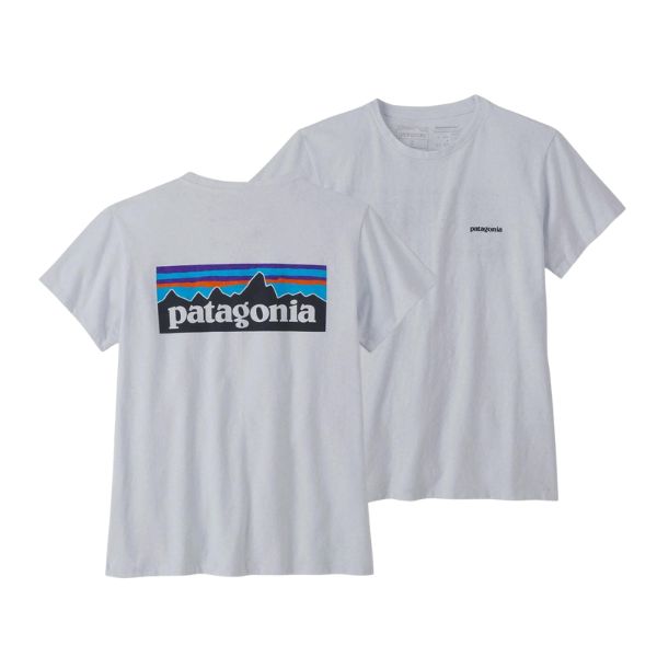 Patagonia-P-6-Logo-Responsibility-Tee-Womens-White-Blue-Mountains-Running-Co