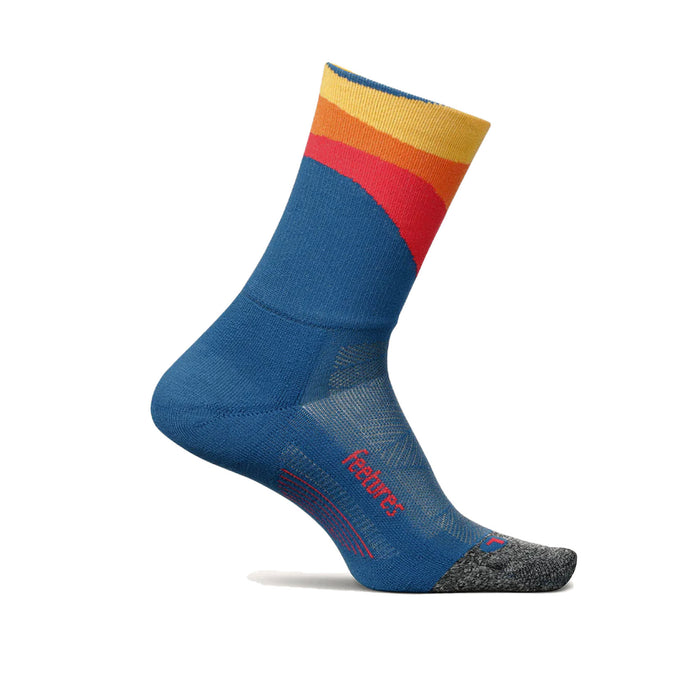 Unisex Feetures Elite Ultra Light Cushion Mini Crew Socks
