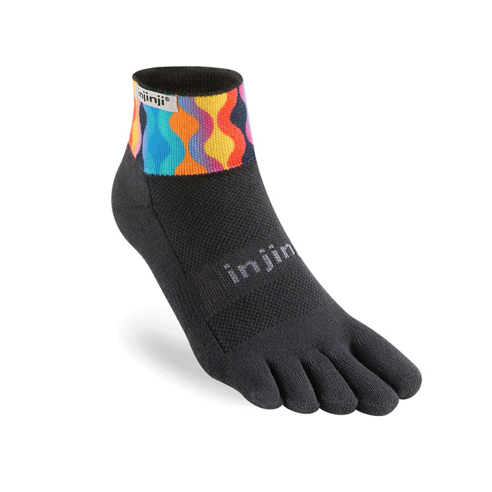Unisex Injinji Trail Spectrum Midweight Mini-Crew Socks