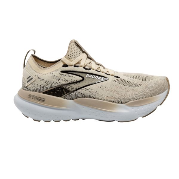 Womens- Brooks- Glycerin -Stealthfit- 21-Coconut-Chateau-Grey-Black-Blue-Mountains-Running-Co