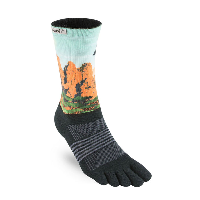 Womens Injinji Trail Midweight Crew Socks - Australiana Designed