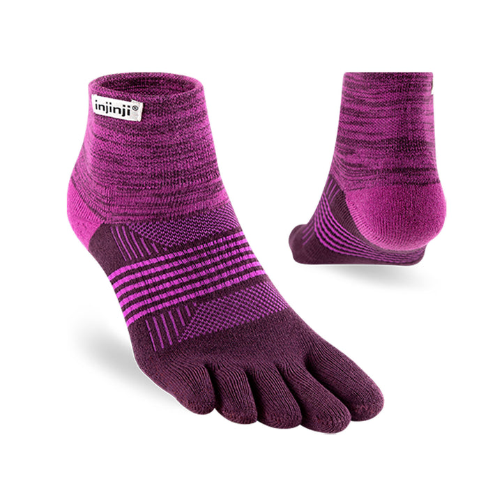 Womens Injinji Trail Midweight Mini-Crew Socks