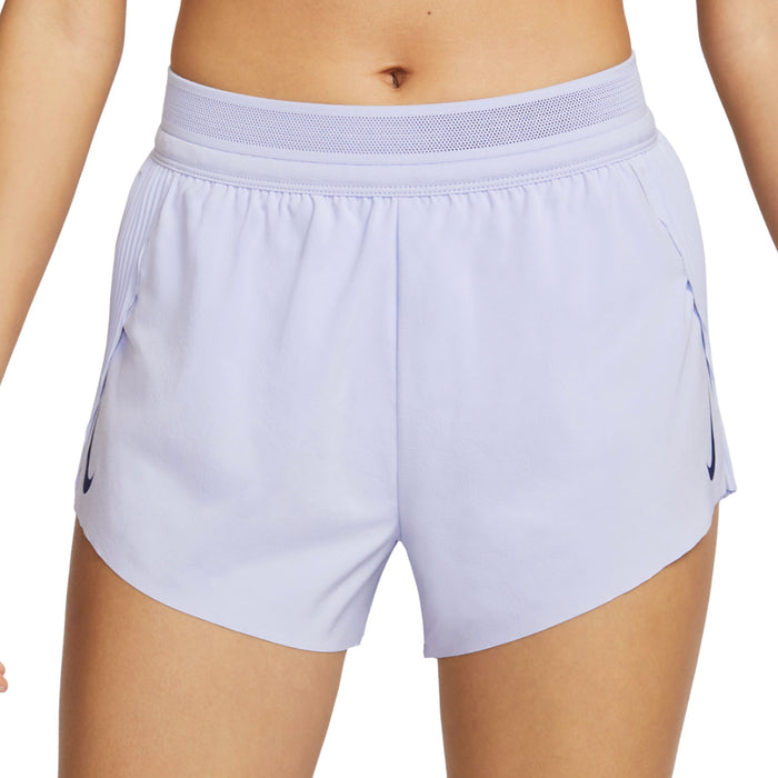 Womens Nike AeroSwift Dri-FIT ADV 3 Inch Mid-Rise Brief-Lined Running Shorts