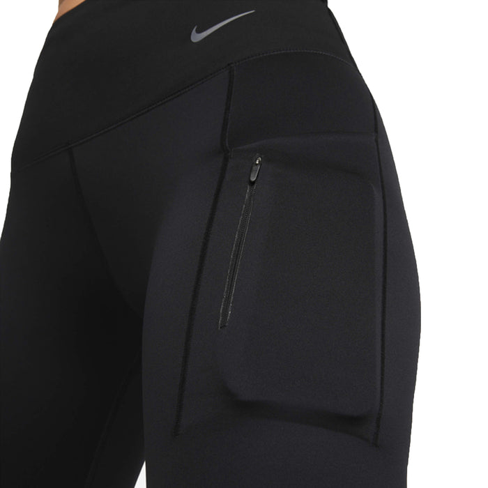 Womens Nike Go Dri-FIT Firm Support Mid-Rise Cropped Tights