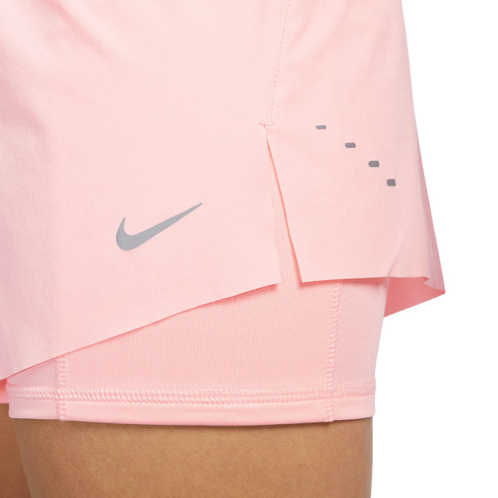 Womens Nike Swift Dri-FIT Mid-Rise 2-in-1 Running Shorts
