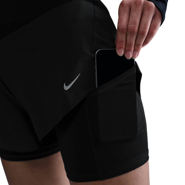 Womens Nike Swift Dri-FIT Mid-Rise 2-in-1 Running Shorts