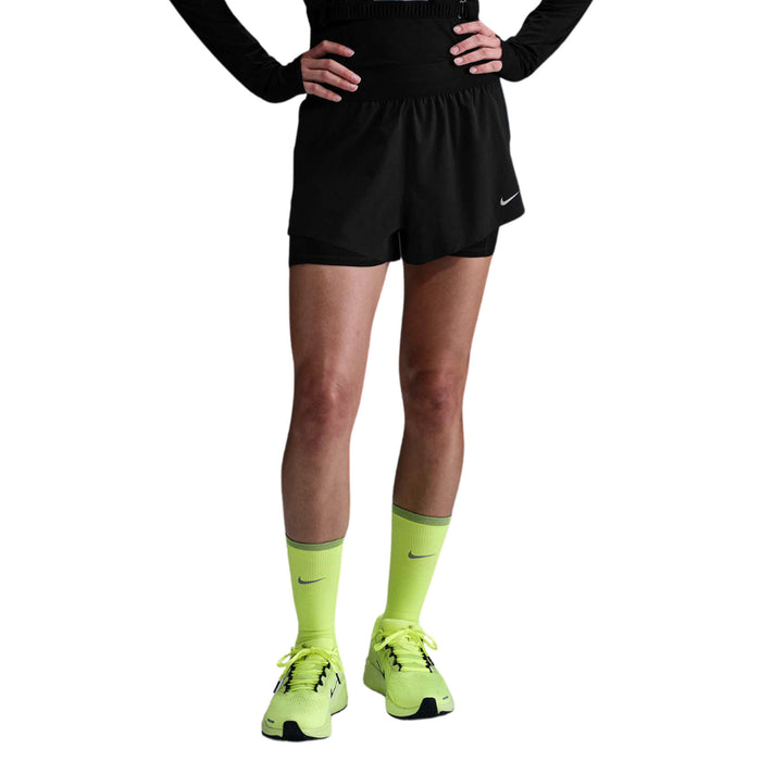 Womens Nike Swift Dri-FIT Mid-Rise 2-in-1 Running Shorts