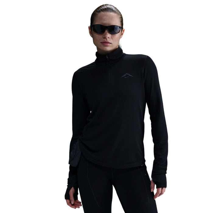 Womens Nike Trail Dri-FIT 1/4 Zip Mid Layer Running Top