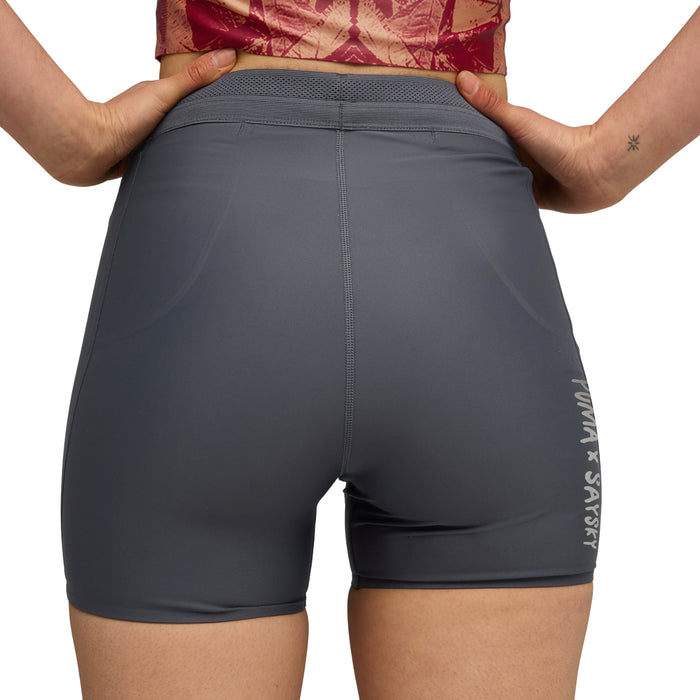Womens PUMA x Saysky Short Tights 4-Inch