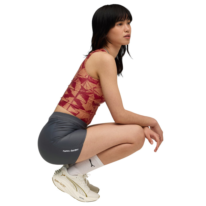 Womens PUMA x Saysky Short Tights 4-Inch