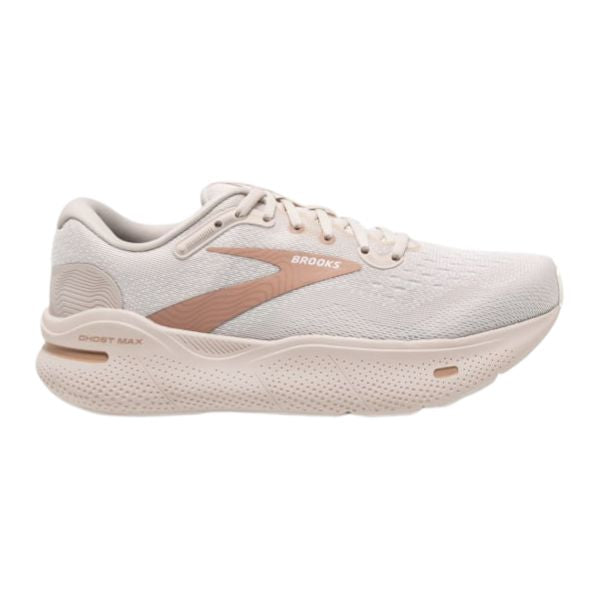 Womens Brooks Ghost Max Crystal Gray / White / Tuscany