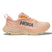 Womens Hoka Bondi 8 (Wide)-Cream / Vanilla- Blue Mountains Running Co