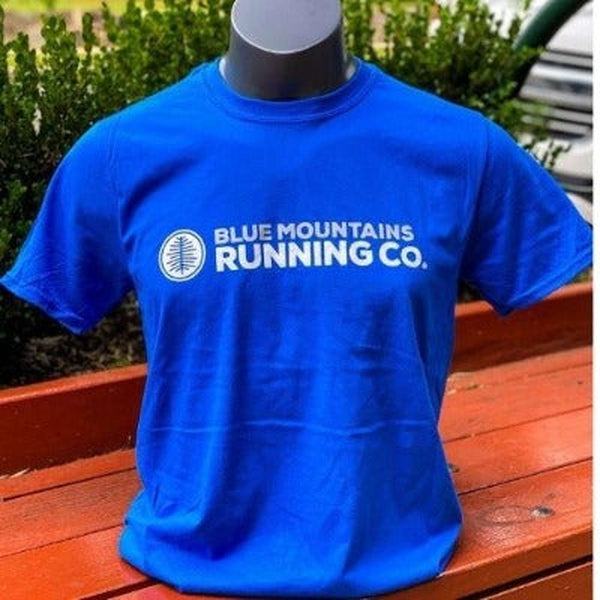 B.M.R.C Womens T-Shirt Royal Blue-Blue Mountains Running Company