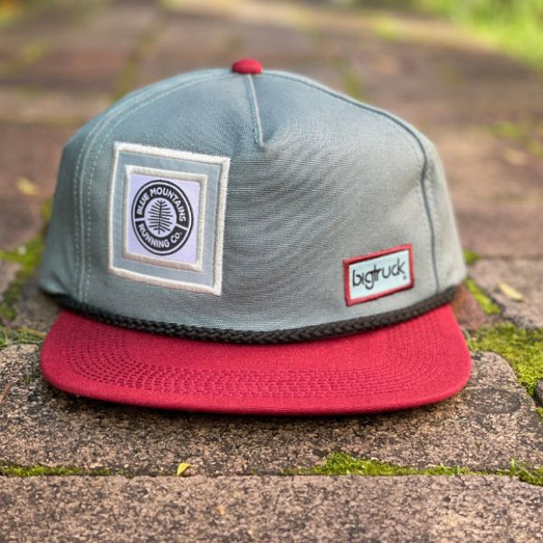 BMRC-Branded-Big-Truck-Trucker-Cap-Pioneer-Adjustable-EVA-Blue-Blue-Mountains-Running-Co