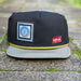 BMRC-Branded-Big-Truck-Trucker-Cap-Pioneer-Adjustable-blackandTan-Blue-Mountains-Running-Co