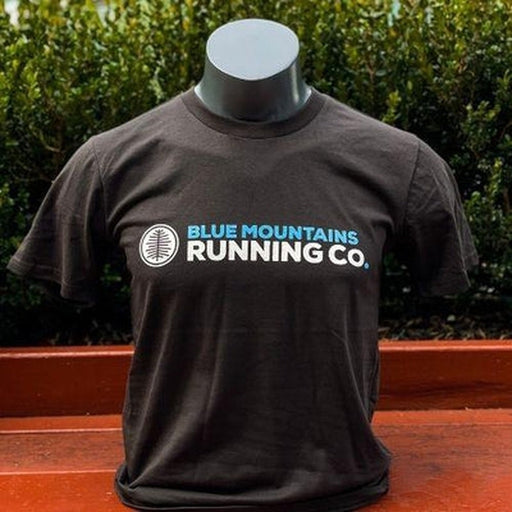 Blue Mountains Running Co Womens Tee Charcoal