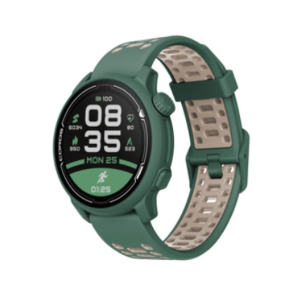 Coros Pace 2 GPS Premium Sports Watch - Silicone Band-Green