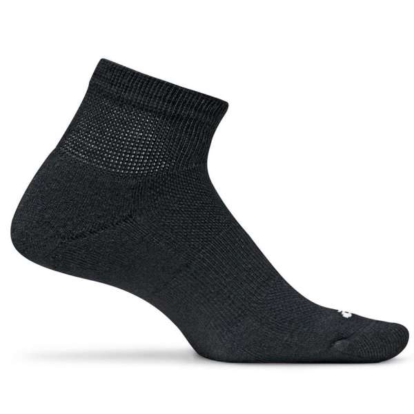 Feetures Socks Therapeutic Quarter Black-Socks-Blue Mountains Running Company