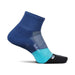 Feetures Socks Ultra Light Cushion Quarter- Oceanic