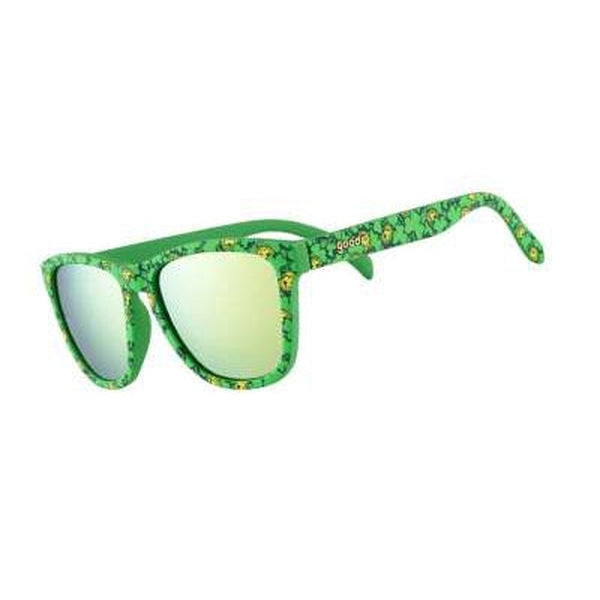 Goodr Sunglasses Big Leprechaun Energy-Blue Mountains Running Company
