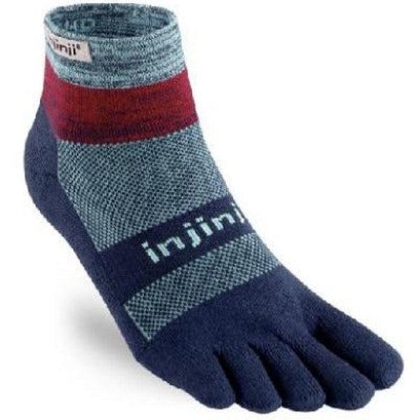 Injinji Trail Socks Midweight Mini Crew-Blue Mountains Running Company