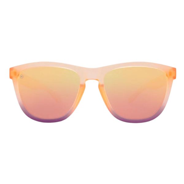 Kickaround-Sunglasses-Premiums-Frosted-Rose-Fade-Front-Blue-Mountains-Running-Co