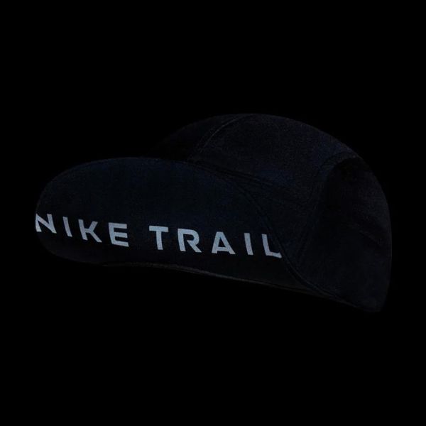 Nike-Dri-FIT-AW84-Cap-Black-Front-Trail-Blue-Mountains-Running-Co