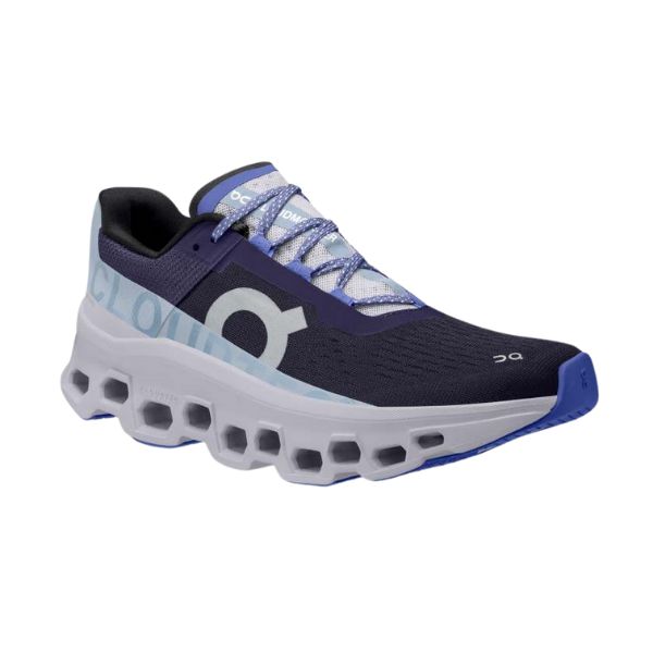On Running Cloudmonster Womens Shoe-Blue Mountains Running Company
